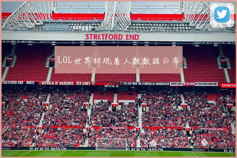 LOL世界杯观看人数数据公布
